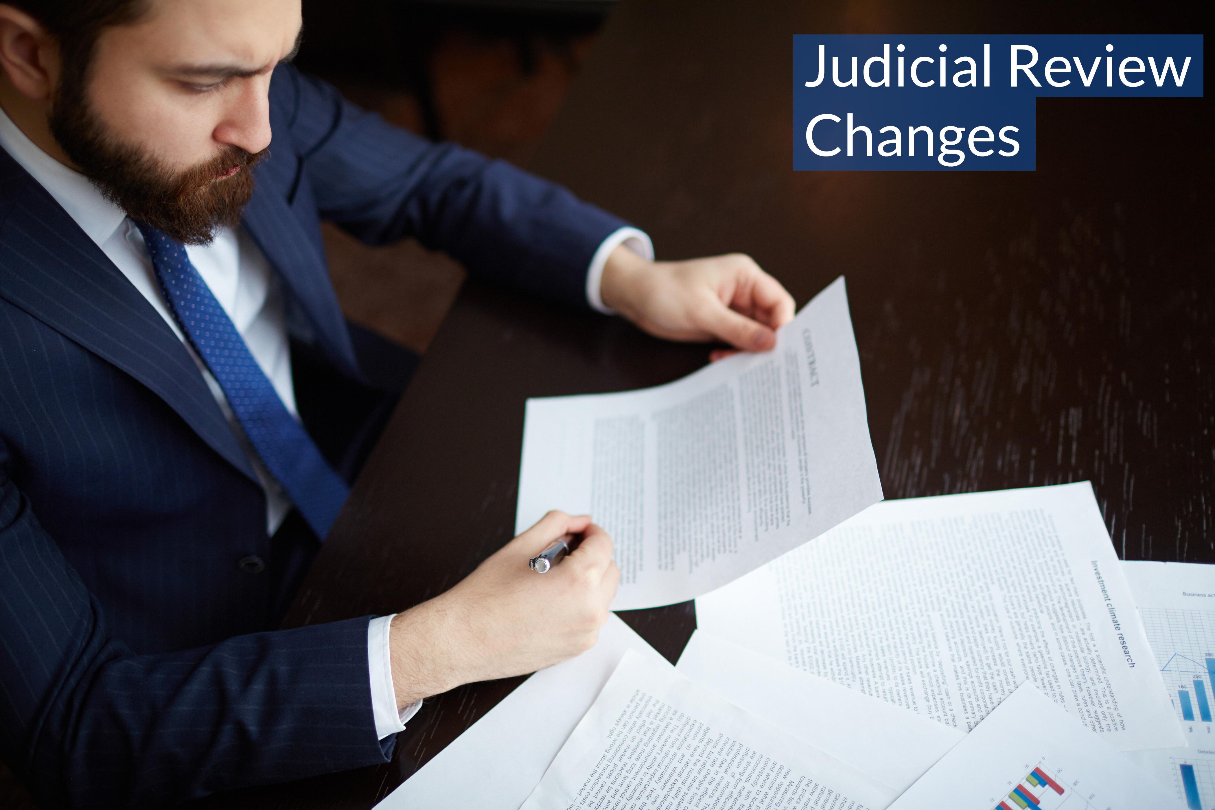 Threatened Changes To Judicial Review Blog