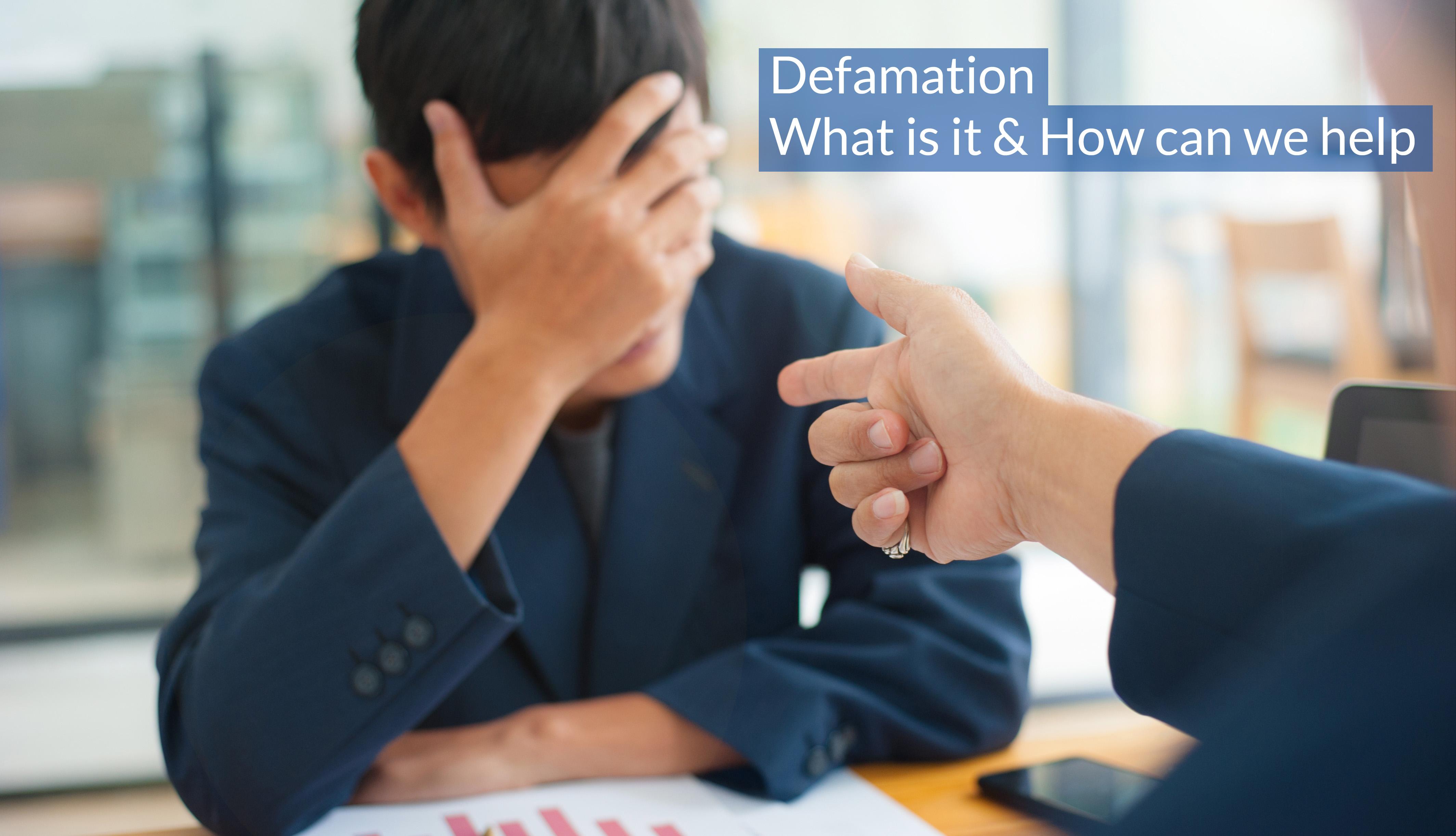 What Is Defamation